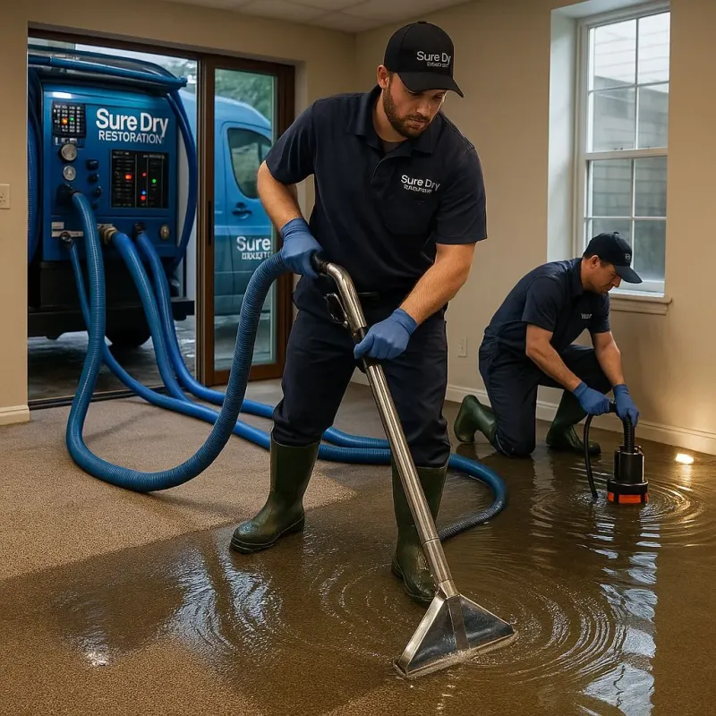 Water Extraction and Removal process in Gaston, NC